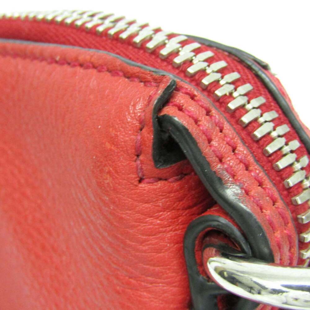 PRADA Red Leather Shoulder Bag - Picture 11 of 16